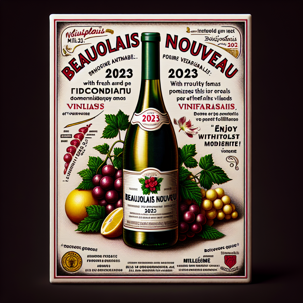 Viniou : Le Beaujolais Nouveau, un millésime plein de promesses.