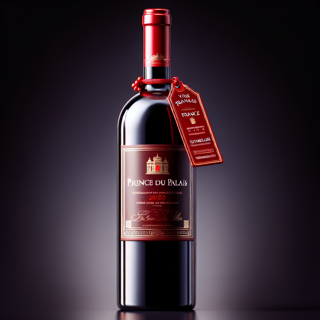 Viniou : Prince du palais: le vin rouge français.