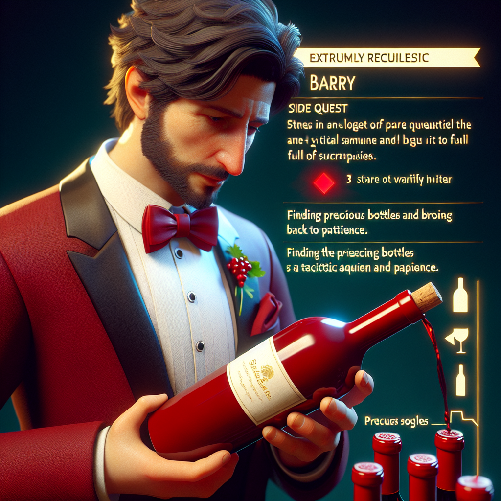 Viniou : Barry et son Vin Stellar Blade.