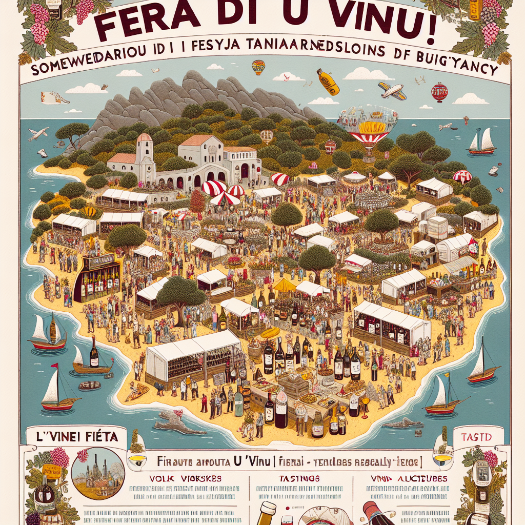 Viniou : Festa corsa: Fiera di U Vinu débarque à l'Île-Rousse.
