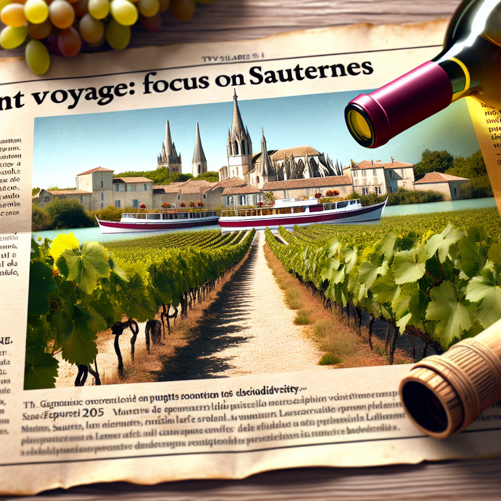 Viniou : Voyage gustatif : Sauternes à l'honneur.
