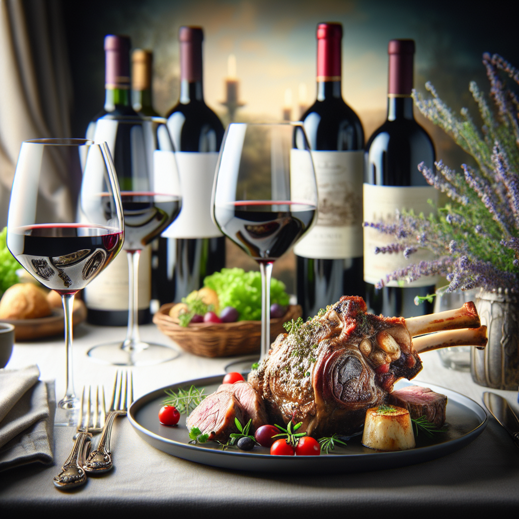Viniou : Accompagnez votre gigot d'agneau avec élégance en choisissant le vin parfait.