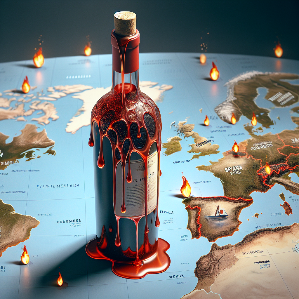 Viniou : La crise climatique griffe le vin européen.