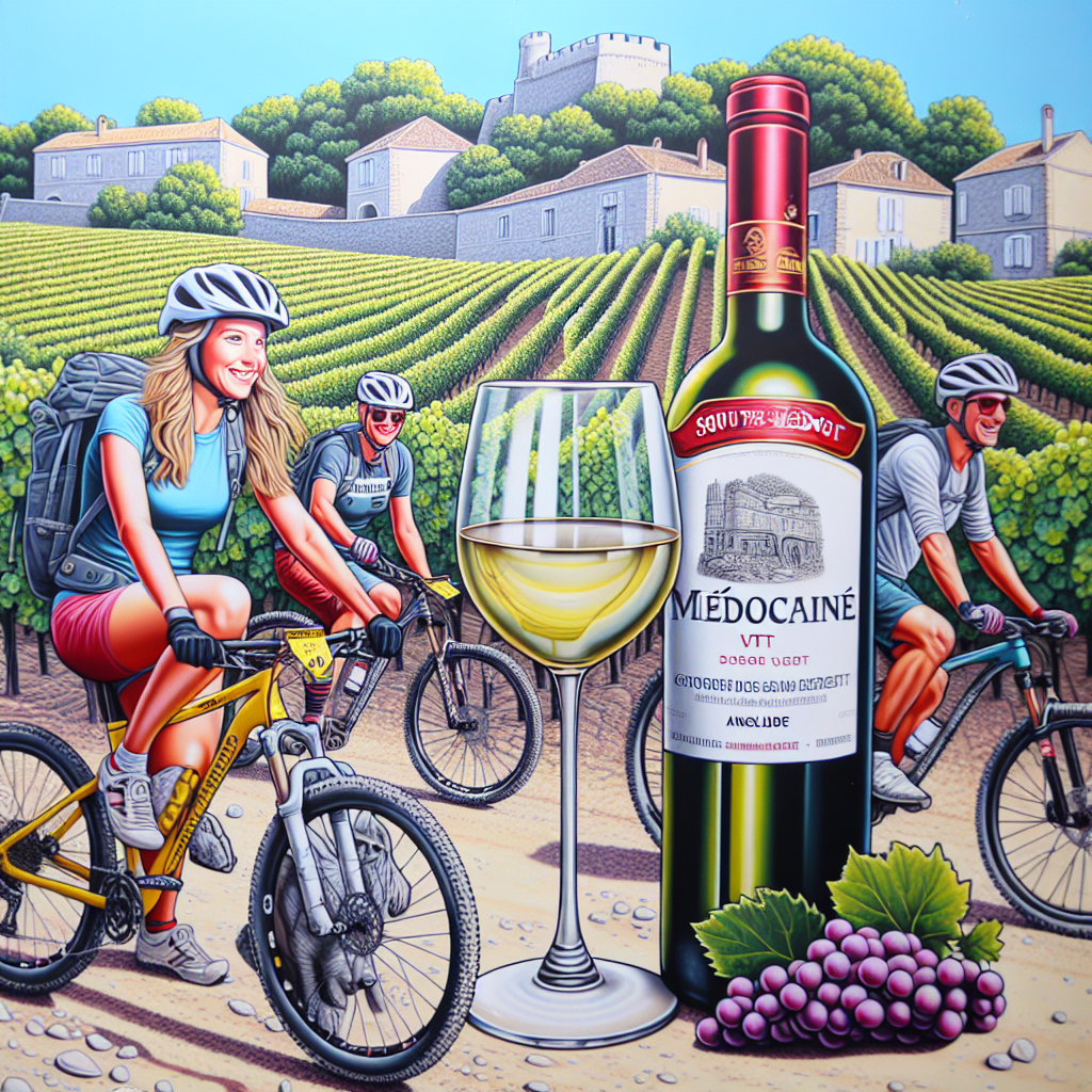 Viniou : Médocaine VTT : vin triomphant, vignes à sec.