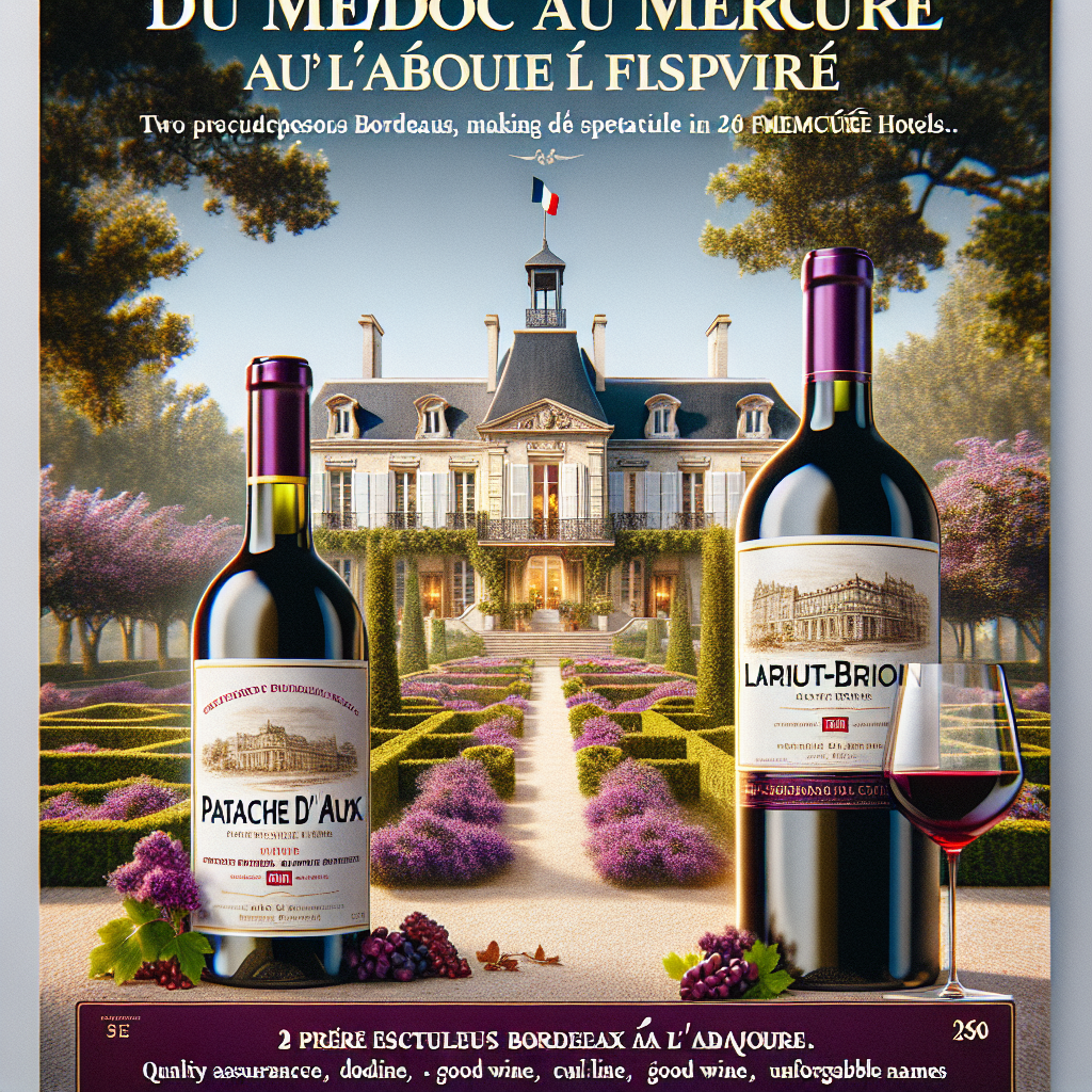 Viniou : Du Médoc au Mercure: Précieux Bordeaux à l'affiche.