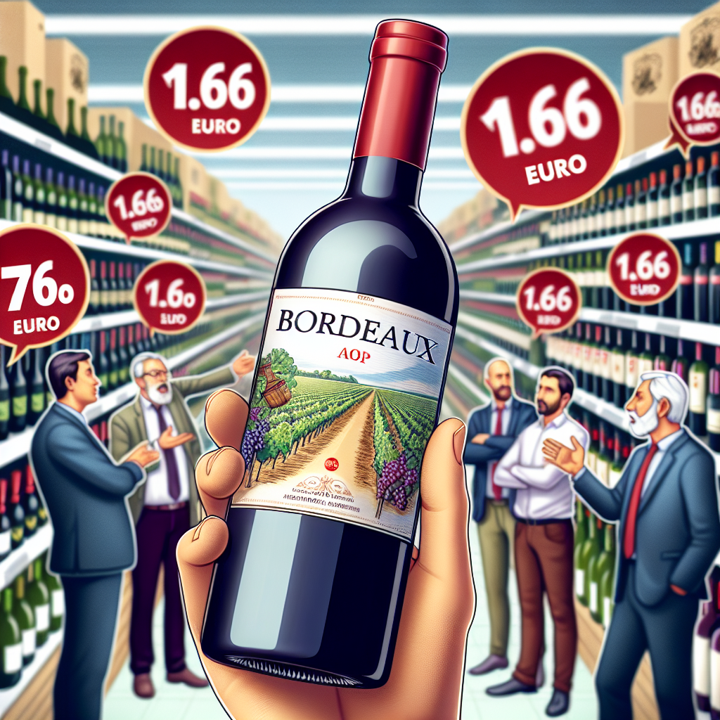 Viniou : À 1,66 euro la bouteille, le Bordeaux AOP en promo chez Carrefour peut intriguer.