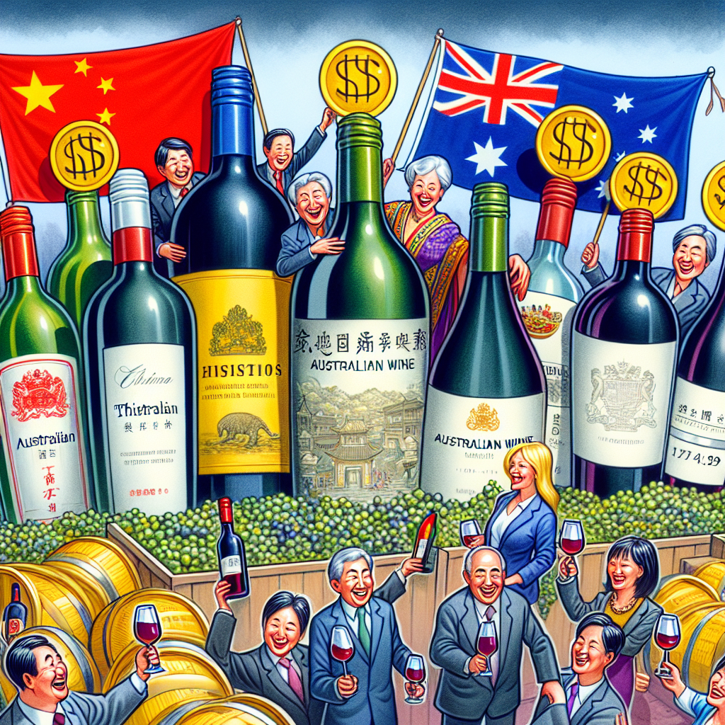 Viniou : La Chine lève les surtaxes sur le vin australien, marquant une détente dans les tensions commerciales.