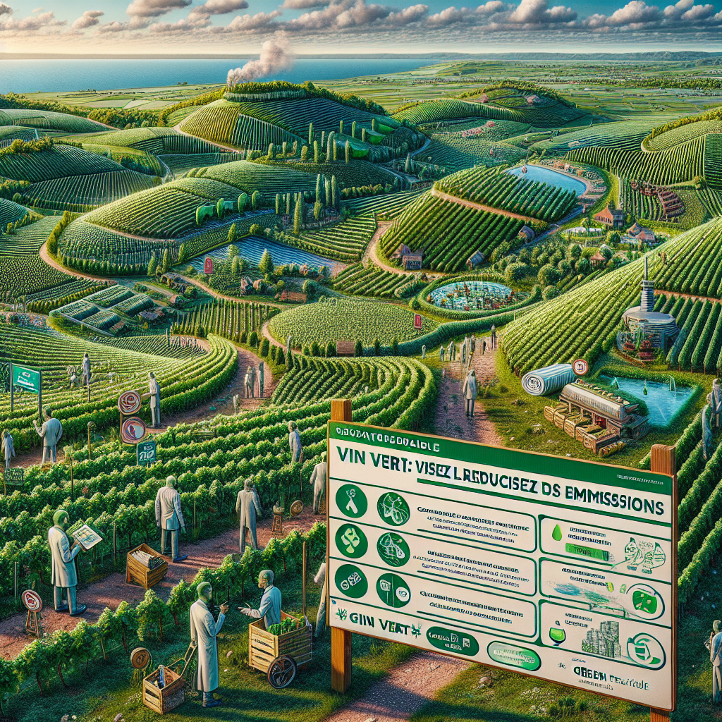 Viniou : Vin Vert: Visez la réduction des émissions.