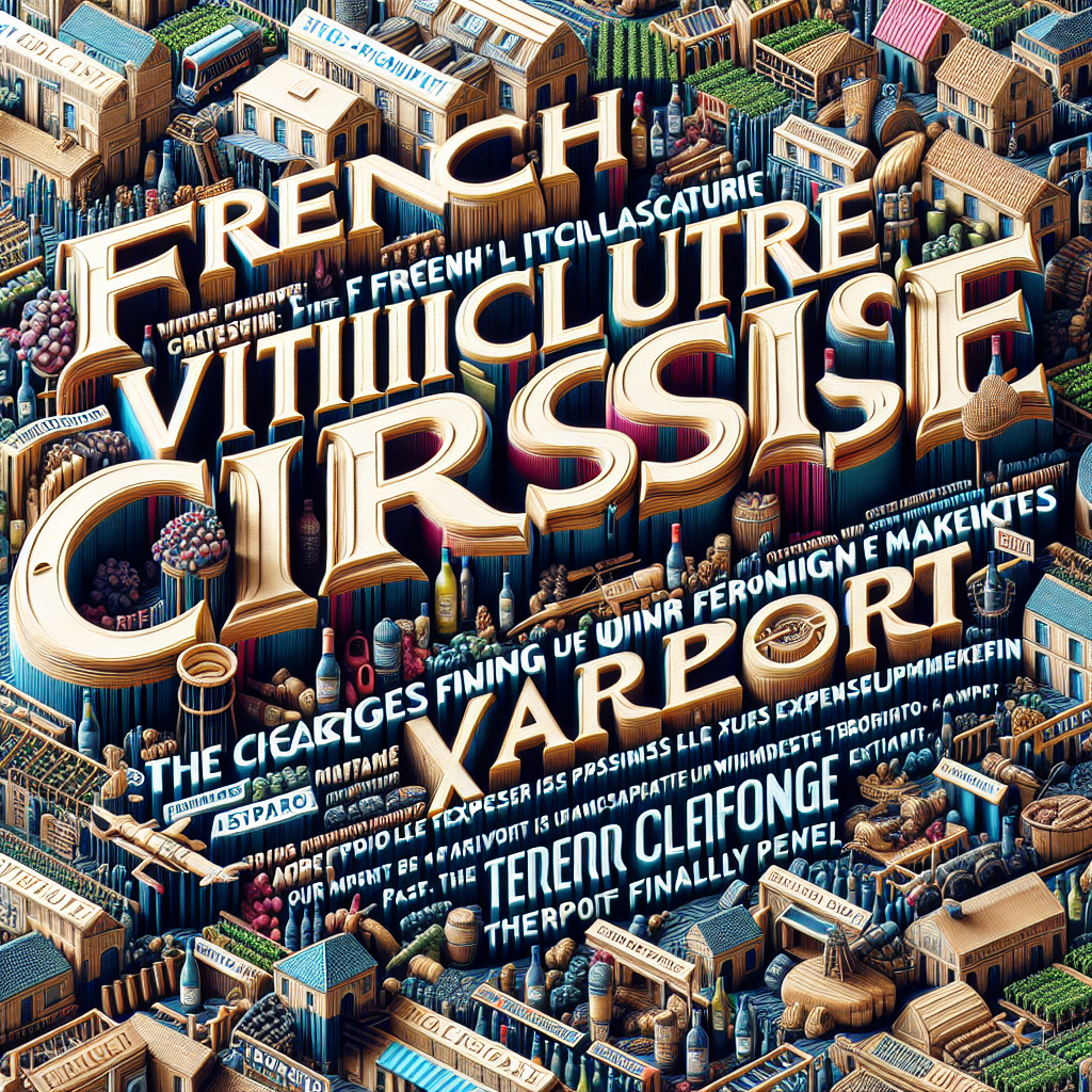 Viniou : Viticulture en crise : le défi de l'exportation.