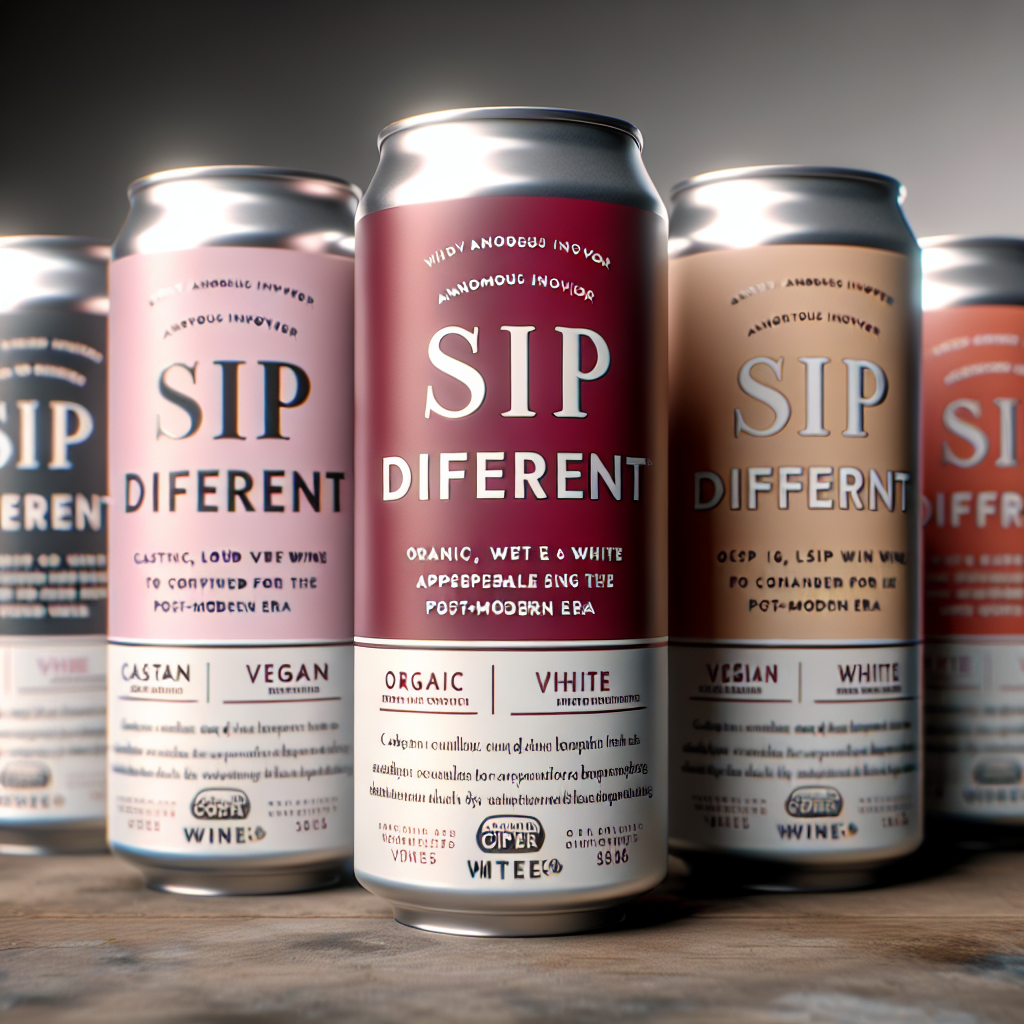 Viniou : Bio et nomade: "Sip Different" réinvente le vin en canettes.