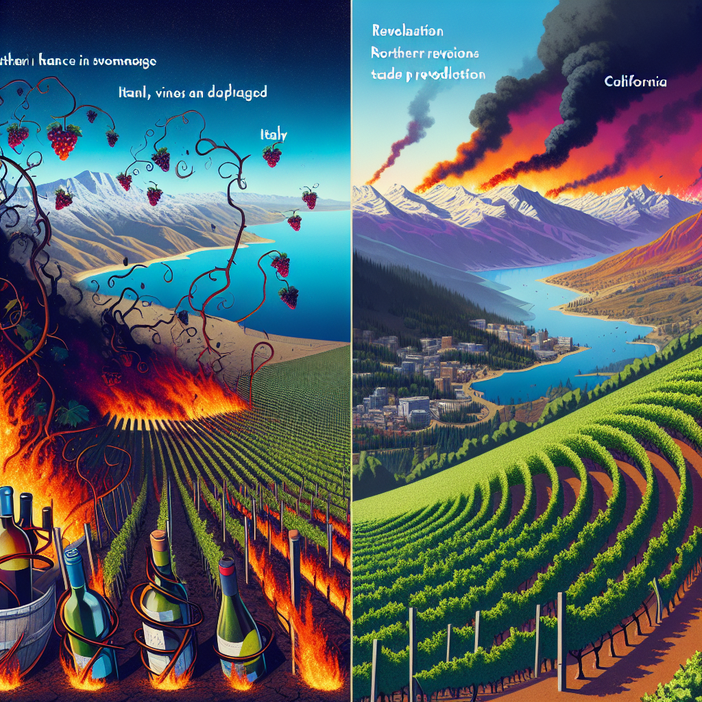 Viniou : Changement climatique et viticulture, c'est l'alarme ! Face à la chaleur et aux orages, 70% des régions viticoles terrestres pourraient stopper leur production.