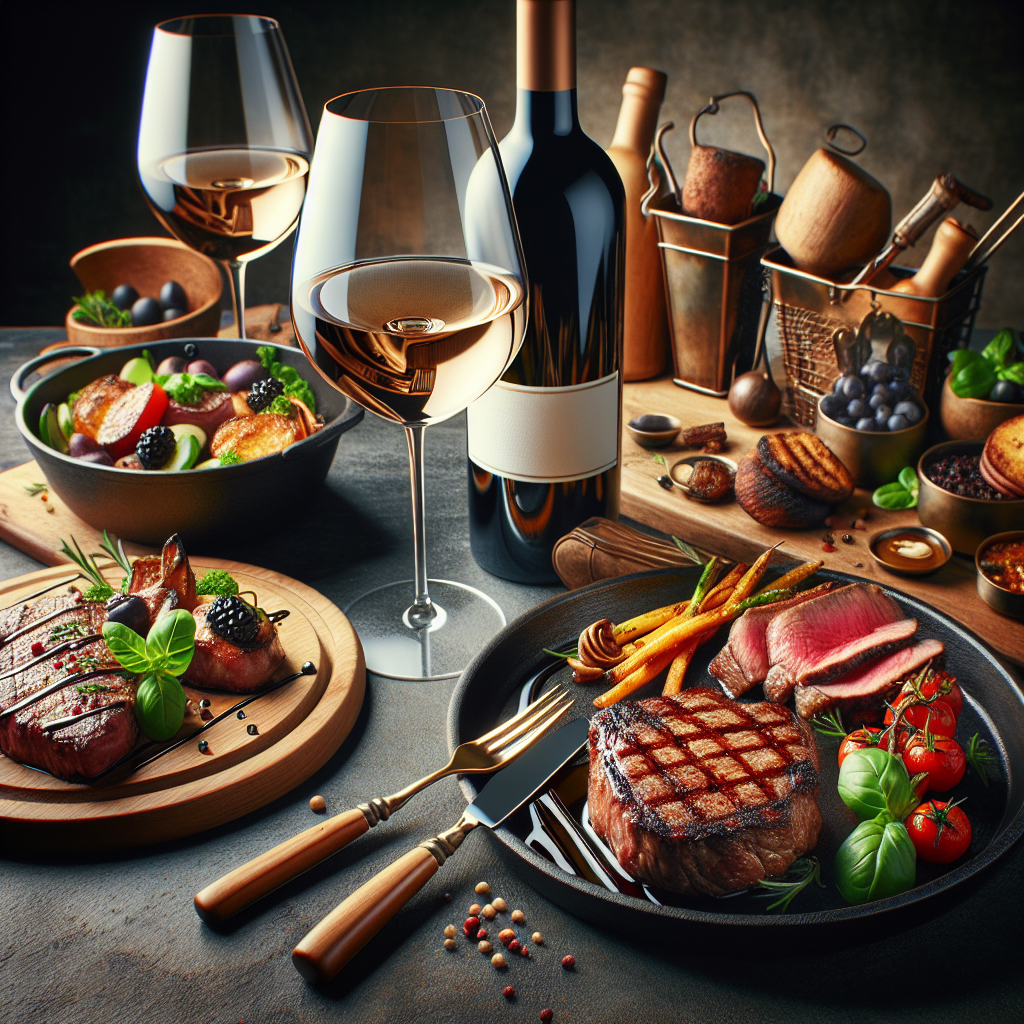 Viniou : Mariage parfait : Vin et viande en symbiose.