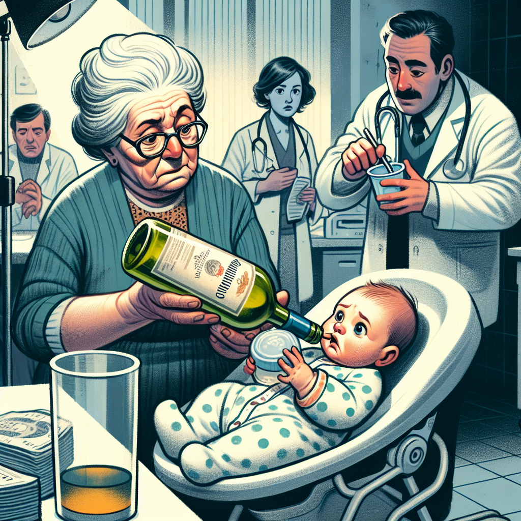 Viniou : Drôle de cocktail : Bébé au vin blanc.