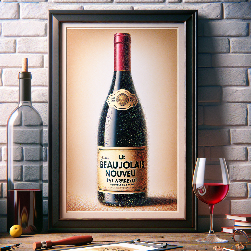 Viniou : Le Beaujolais Nouveau est arrivé.