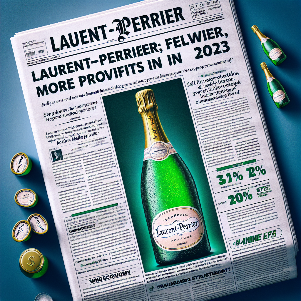 Viniou : Laurent-Perrier : Moins de bouteilles, plus de profits en 2023.
