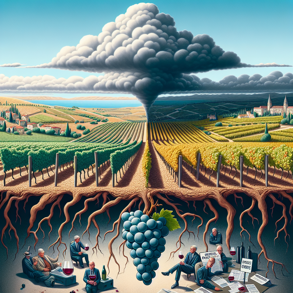 Viniou : Que se passe-t-il dans les vignobles avec le réchauffement climatique ? Moins de feuilles, plus d'alcool, des arômes de fruits confits.