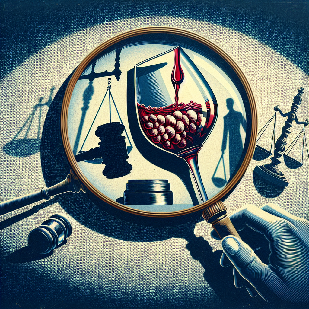 Viniou : Justice et vin, un cocktail explosif ! Stars et publicités de vin en ligne sont sous le feu des projecteurs judiciaires.
