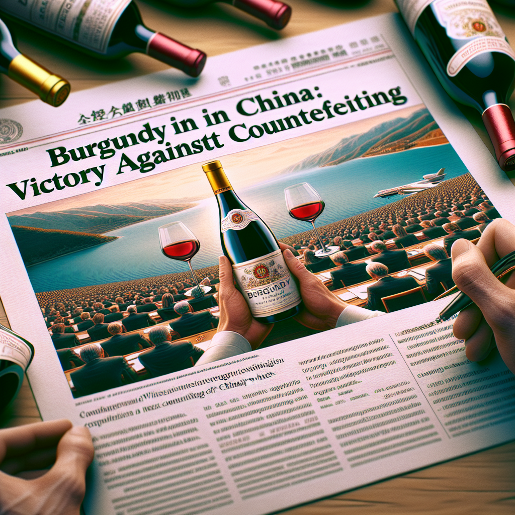 Viniou : Titre: "Bourgogne en Chine: victoire contre la contrefaçon.