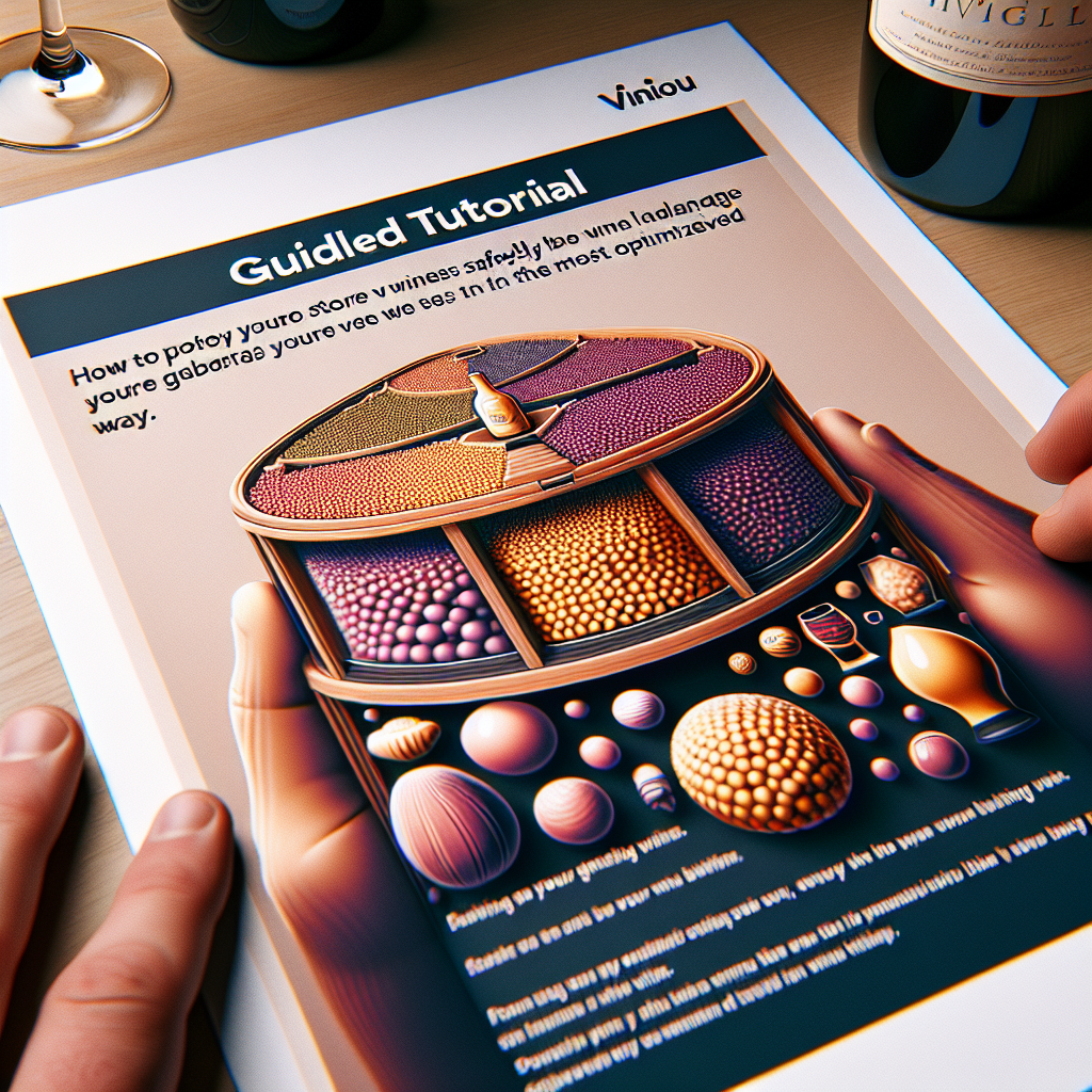 Stocker vos vins en toute sécurité : Conseils pratiques - Image