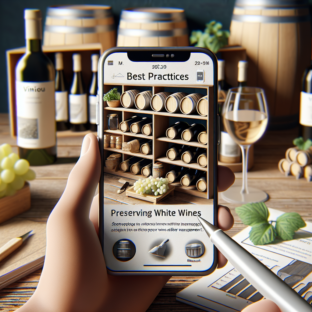 Les meilleures pratiques pour conserver les vins blancs - Image
