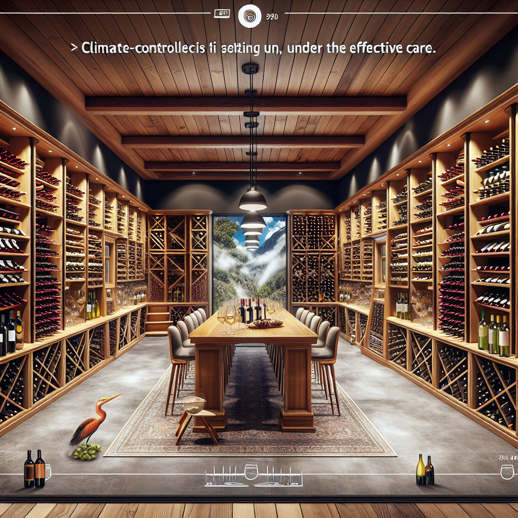 Comment entretenir une cave à vin avec contrôle climatique - Image