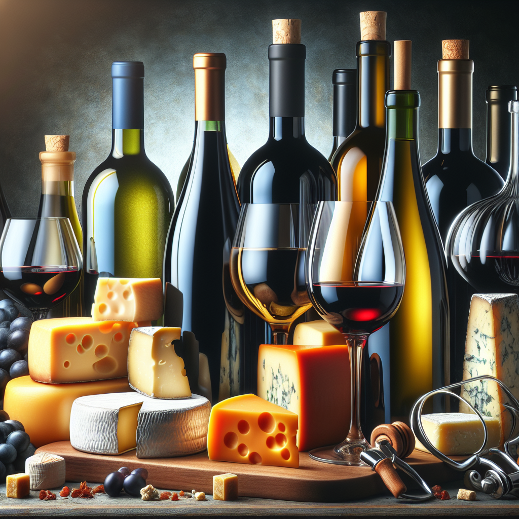 Sélection de vins pour accompagner les fromages - Image