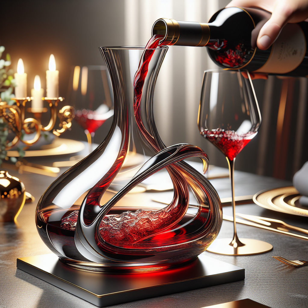 Comment utiliser un décanteur intelligent pour le vin - Image