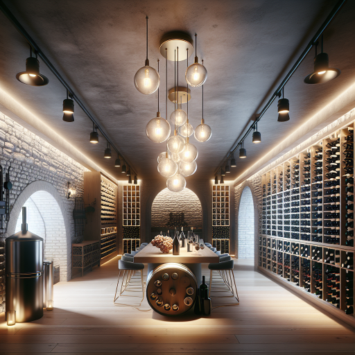 Types d'éclairage adaptés aux caves à vin