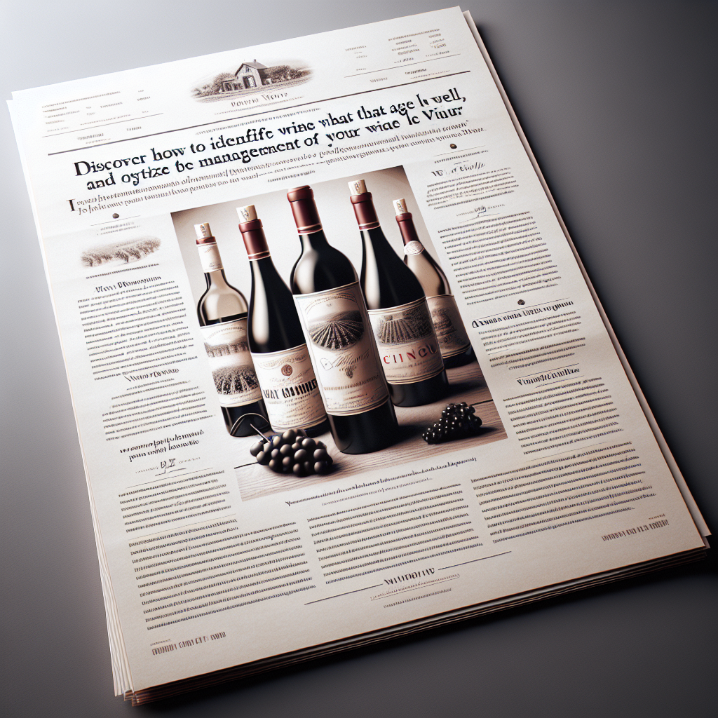 Comment identifier les vins qui vieillissent bien - Image