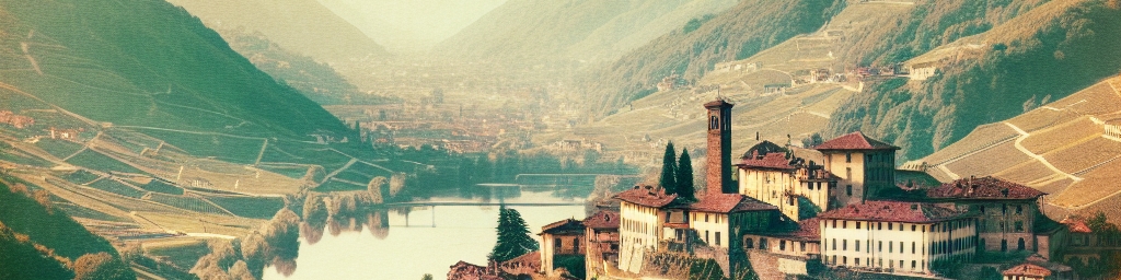 Photo« DOC » de la région Vins du Piémont en Italie 